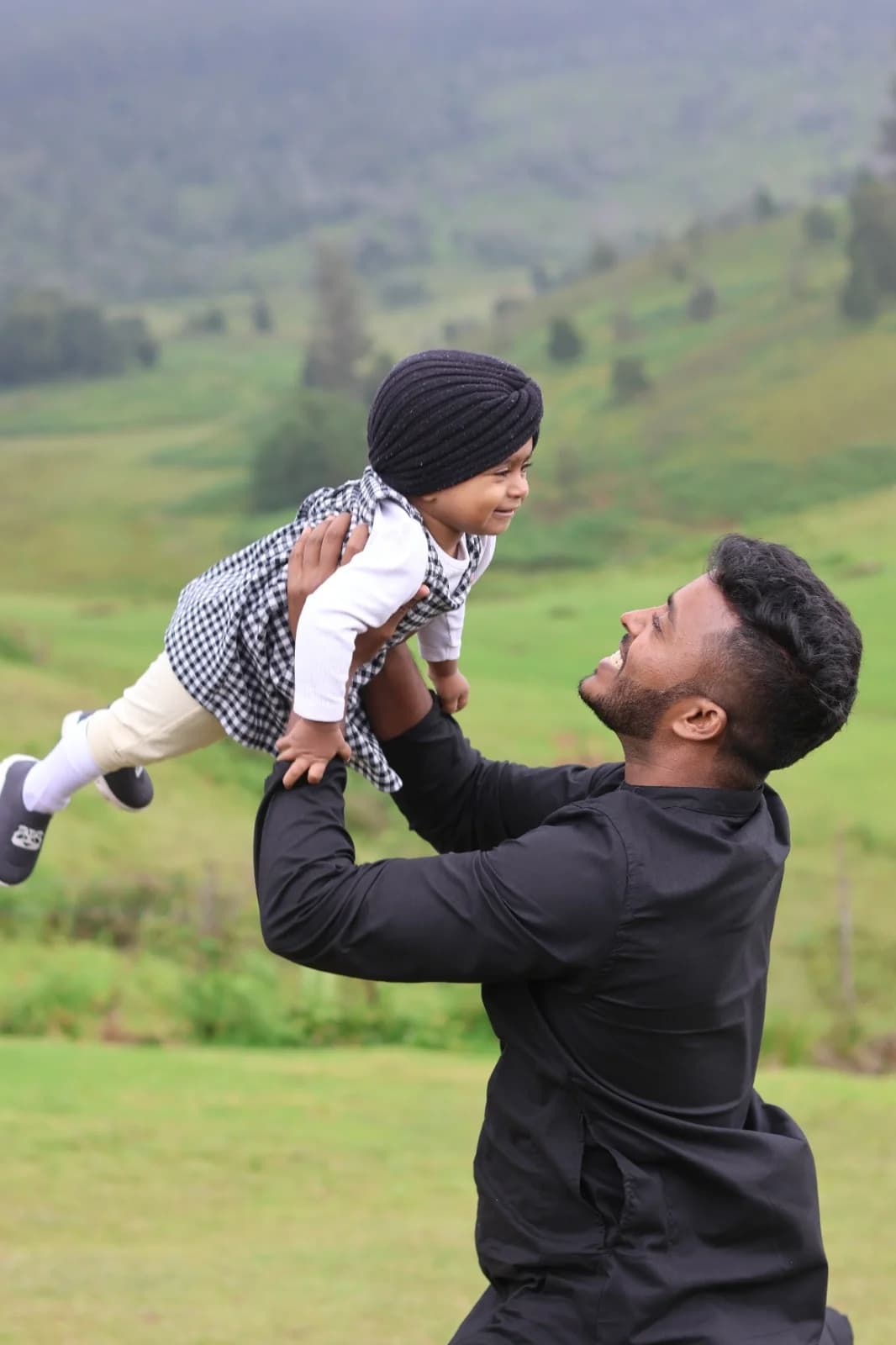 playing with kid